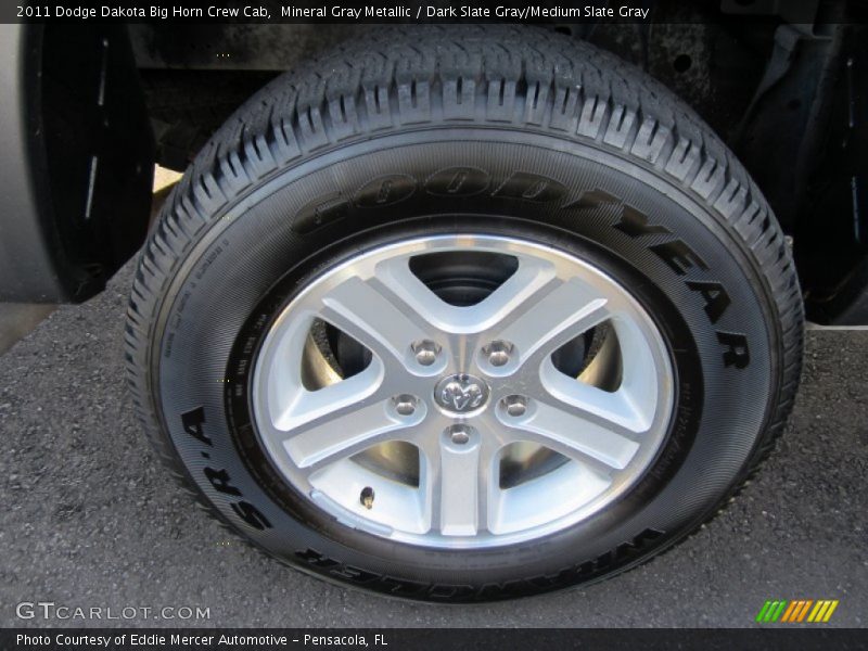 Mineral Gray Metallic / Dark Slate Gray/Medium Slate Gray 2011 Dodge Dakota Big Horn Crew Cab