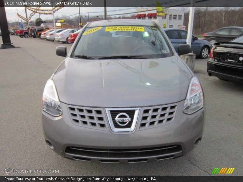 Gotham Gray / Black 2010 Nissan Rogue S AWD