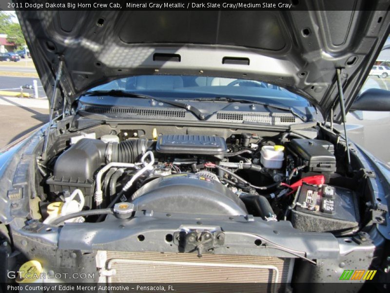 Mineral Gray Metallic / Dark Slate Gray/Medium Slate Gray 2011 Dodge Dakota Big Horn Crew Cab