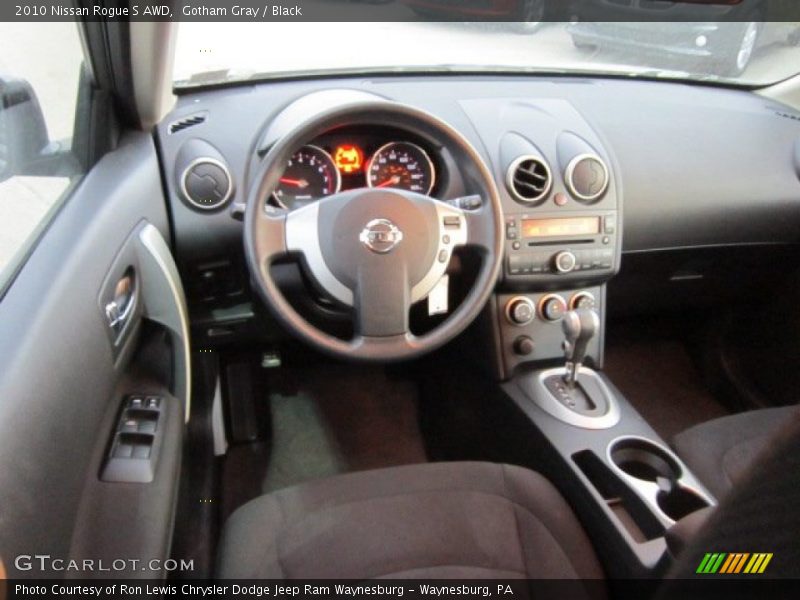 Gotham Gray / Black 2010 Nissan Rogue S AWD
