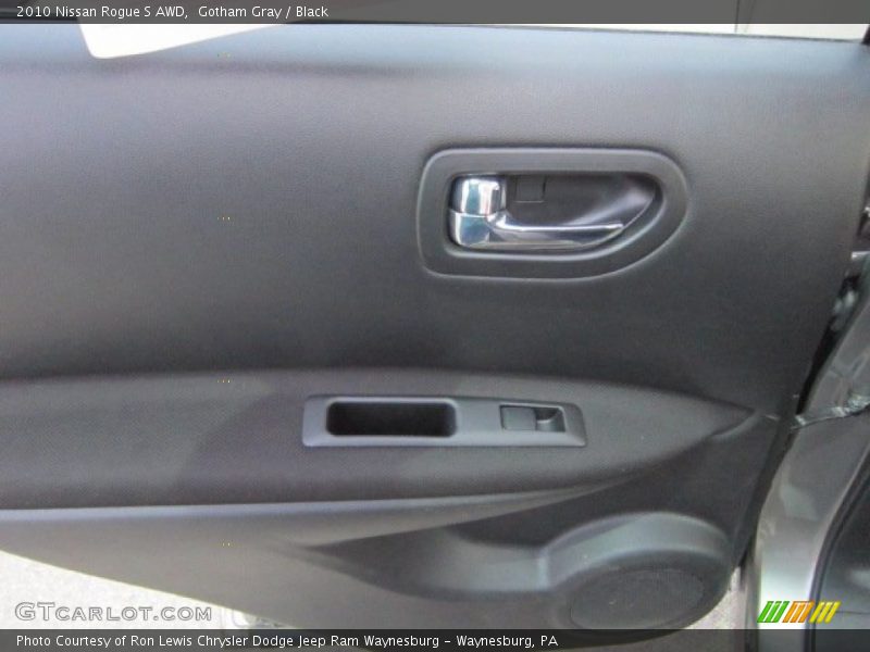 Gotham Gray / Black 2010 Nissan Rogue S AWD