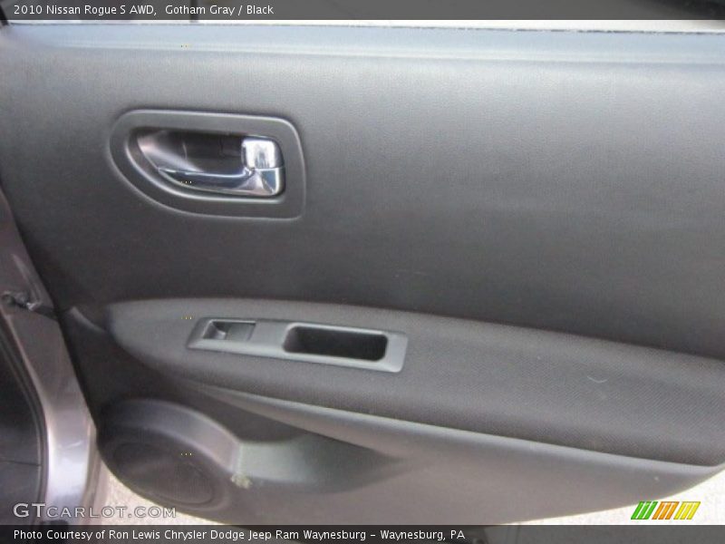 Gotham Gray / Black 2010 Nissan Rogue S AWD