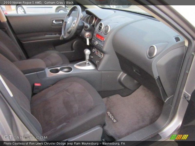 Gotham Gray / Black 2010 Nissan Rogue S AWD
