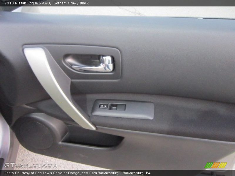 Gotham Gray / Black 2010 Nissan Rogue S AWD