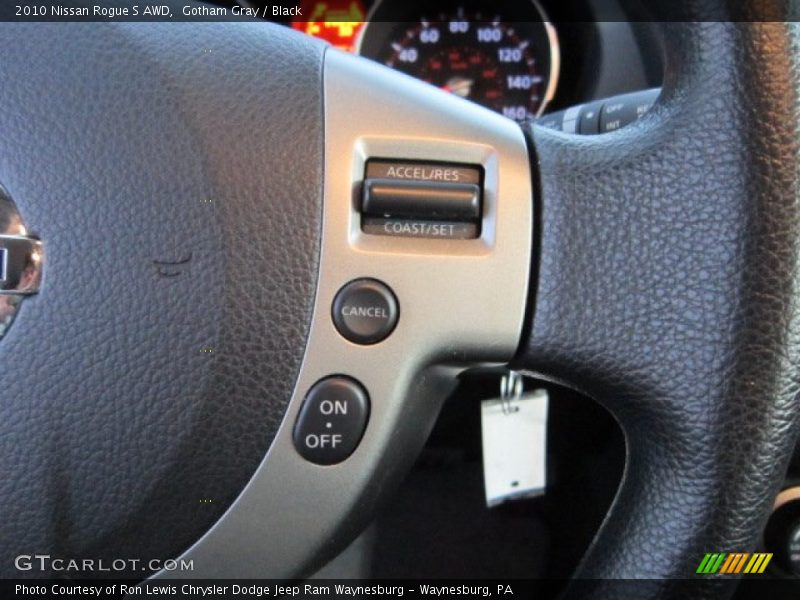 Gotham Gray / Black 2010 Nissan Rogue S AWD