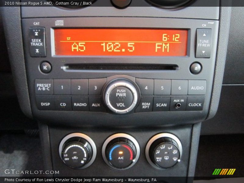 Gotham Gray / Black 2010 Nissan Rogue S AWD