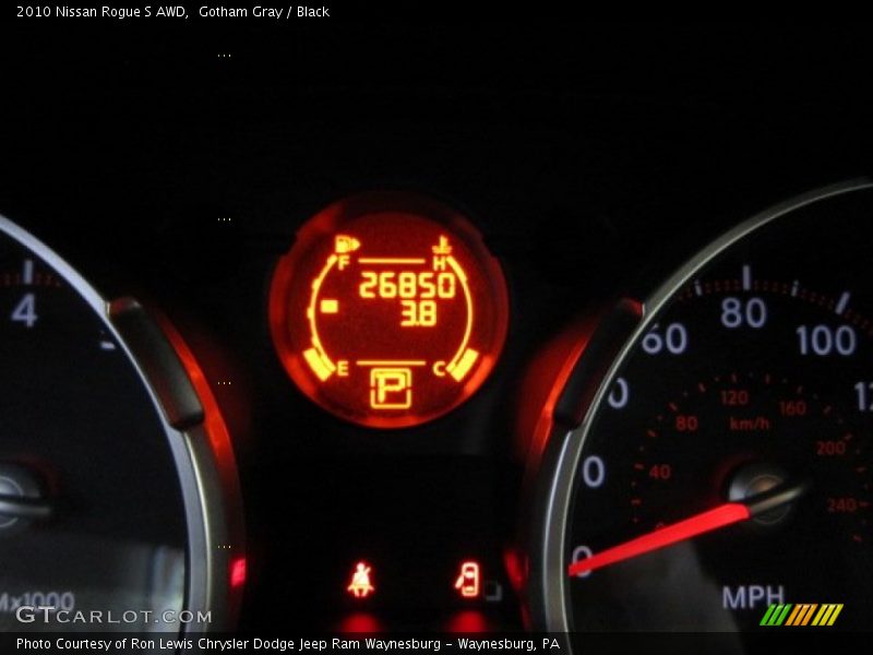Gotham Gray / Black 2010 Nissan Rogue S AWD