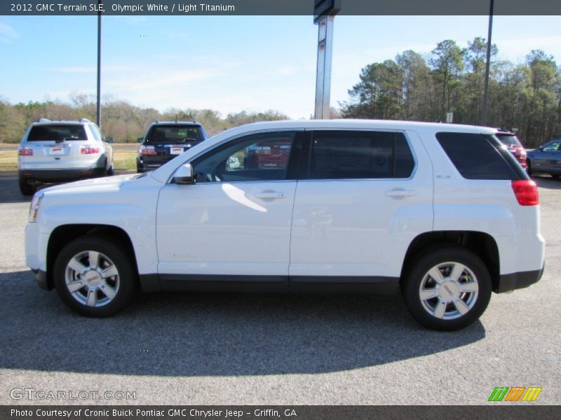 Olympic White / Light Titanium 2012 GMC Terrain SLE