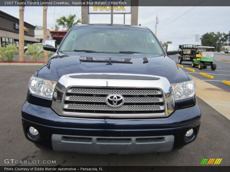 Nautical Blue Metallic / Red Rock 2007 Toyota Tundra Limited CrewMax