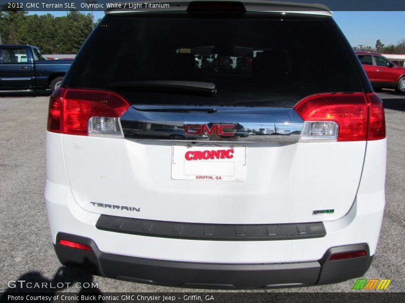 Olympic White / Light Titanium 2012 GMC Terrain SLE