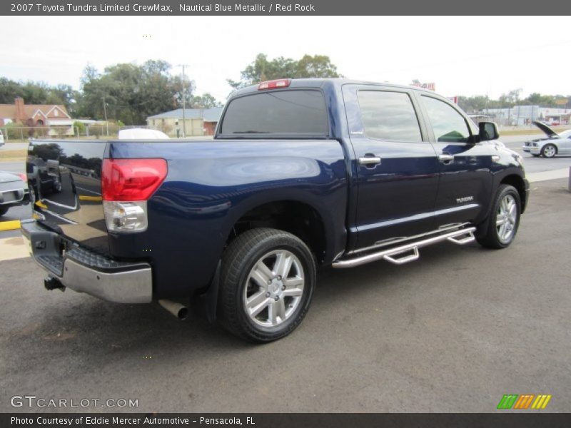 Nautical Blue Metallic / Red Rock 2007 Toyota Tundra Limited CrewMax