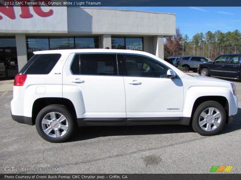 Olympic White / Light Titanium 2012 GMC Terrain SLE
