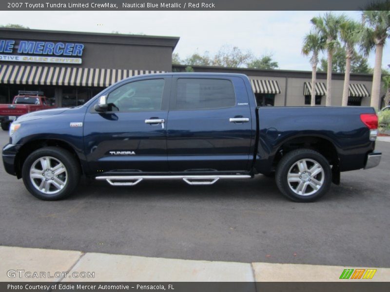 Nautical Blue Metallic / Red Rock 2007 Toyota Tundra Limited CrewMax