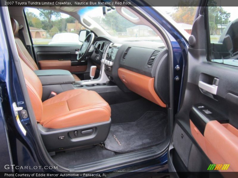  2007 Tundra Limited CrewMax Red Rock Interior