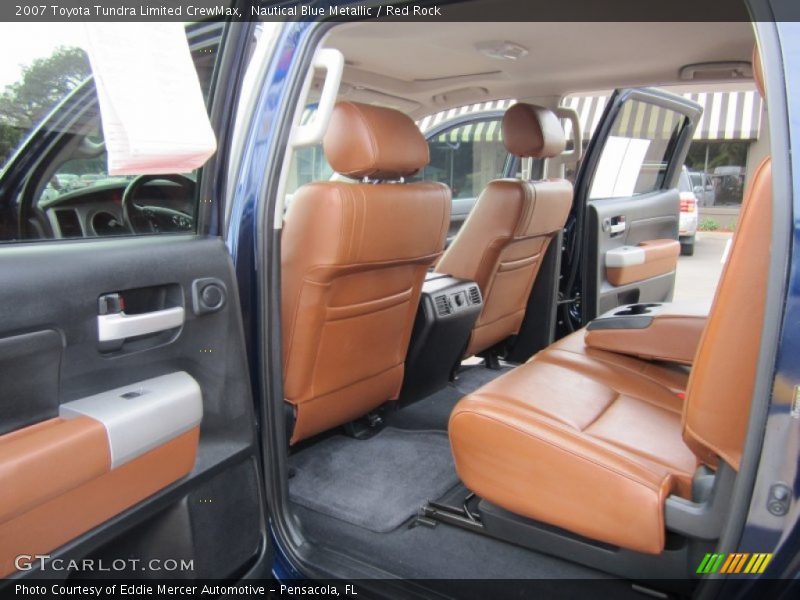 Nautical Blue Metallic / Red Rock 2007 Toyota Tundra Limited CrewMax