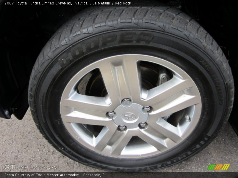 Nautical Blue Metallic / Red Rock 2007 Toyota Tundra Limited CrewMax