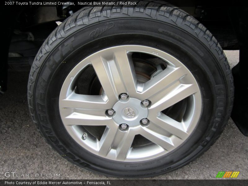 Nautical Blue Metallic / Red Rock 2007 Toyota Tundra Limited CrewMax