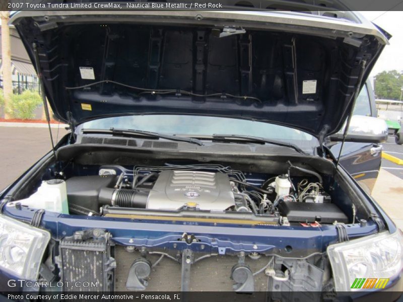 Nautical Blue Metallic / Red Rock 2007 Toyota Tundra Limited CrewMax