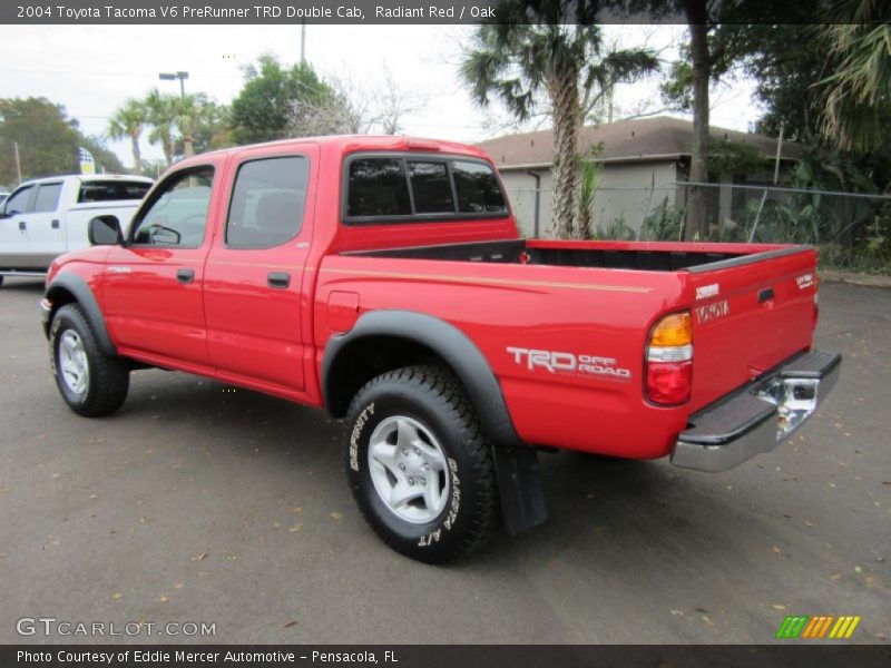 Radiant Red / Oak 2004 Toyota Tacoma V6 PreRunner TRD Double Cab