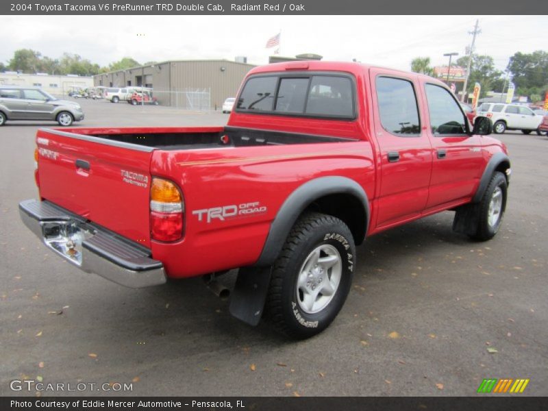 Radiant Red / Oak 2004 Toyota Tacoma V6 PreRunner TRD Double Cab