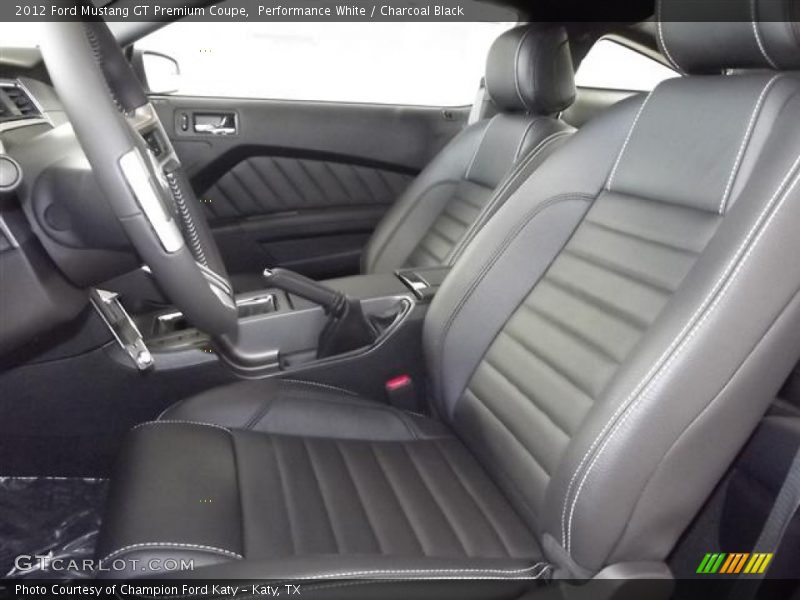 Performance White / Charcoal Black 2012 Ford Mustang GT Premium Coupe