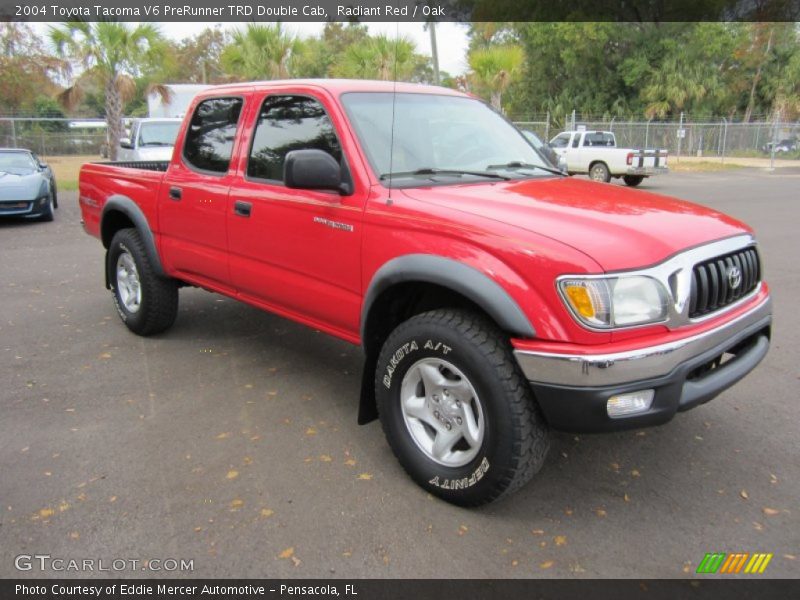Radiant Red / Oak 2004 Toyota Tacoma V6 PreRunner TRD Double Cab