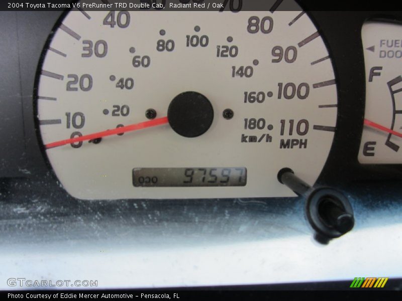 Radiant Red / Oak 2004 Toyota Tacoma V6 PreRunner TRD Double Cab