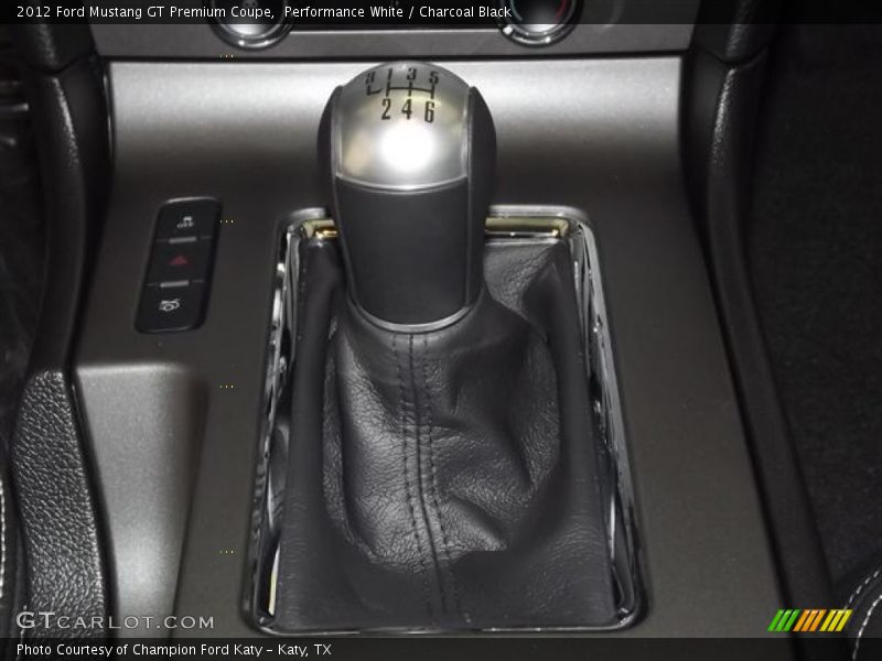 Performance White / Charcoal Black 2012 Ford Mustang GT Premium Coupe