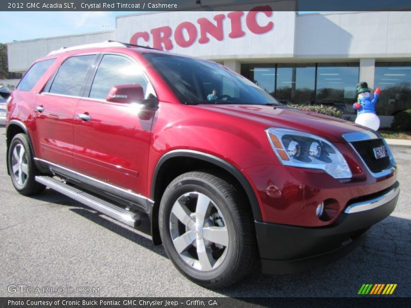 Crystal Red Tintcoat / Cashmere 2012 GMC Acadia SLT