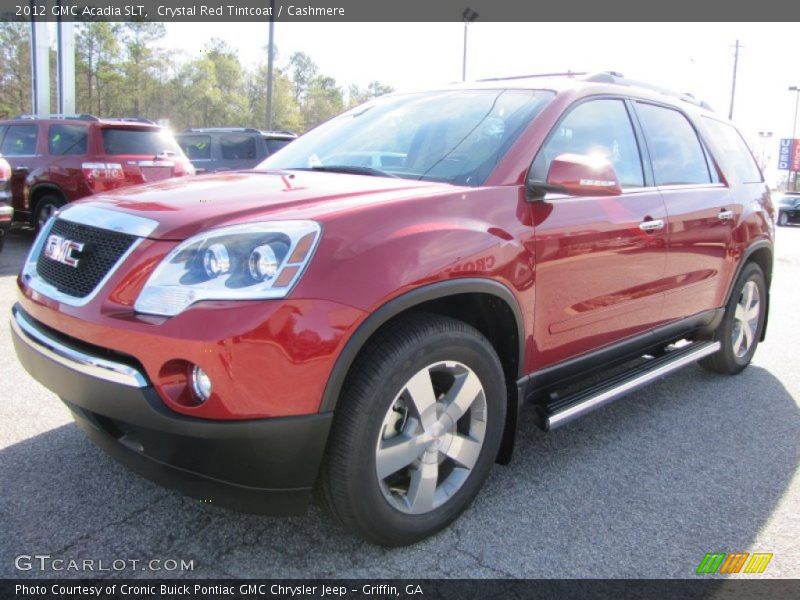 Crystal Red Tintcoat / Cashmere 2012 GMC Acadia SLT
