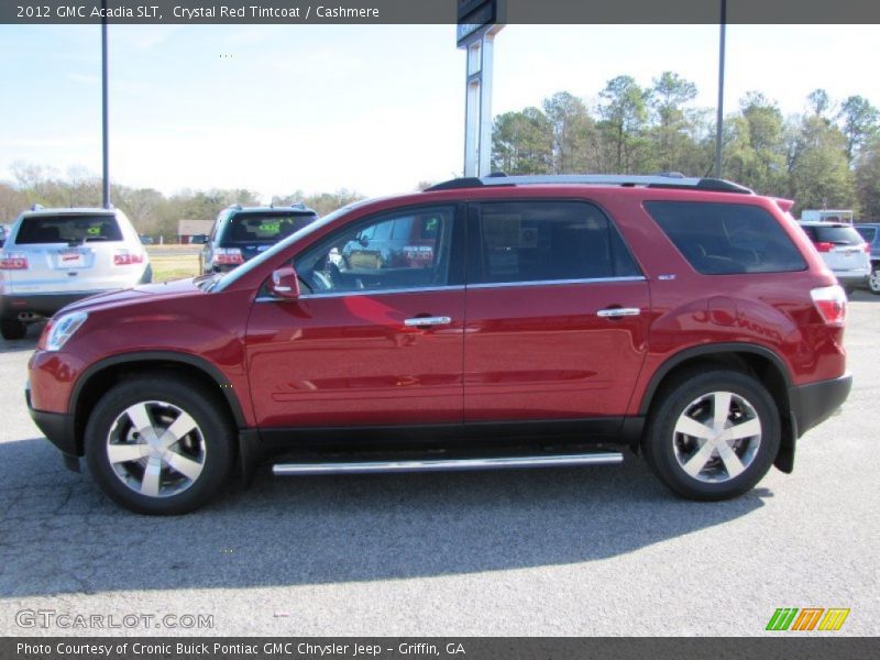 Crystal Red Tintcoat / Cashmere 2012 GMC Acadia SLT