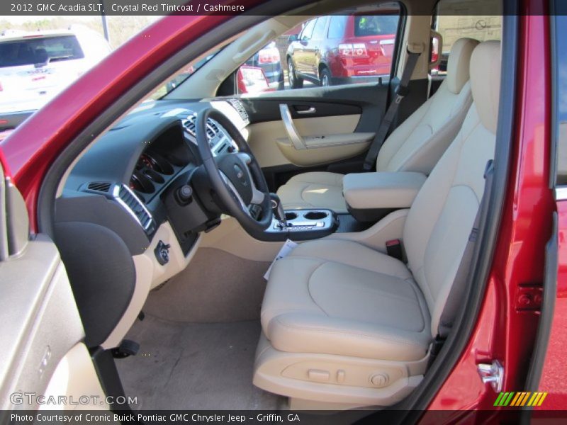 Crystal Red Tintcoat / Cashmere 2012 GMC Acadia SLT