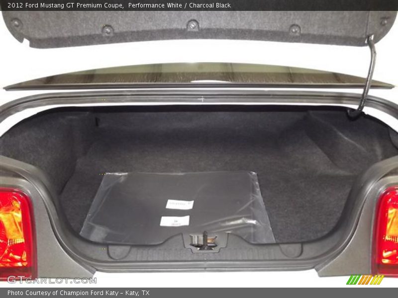 Performance White / Charcoal Black 2012 Ford Mustang GT Premium Coupe