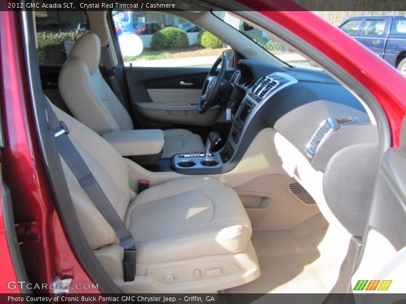 Crystal Red Tintcoat / Cashmere 2012 GMC Acadia SLT