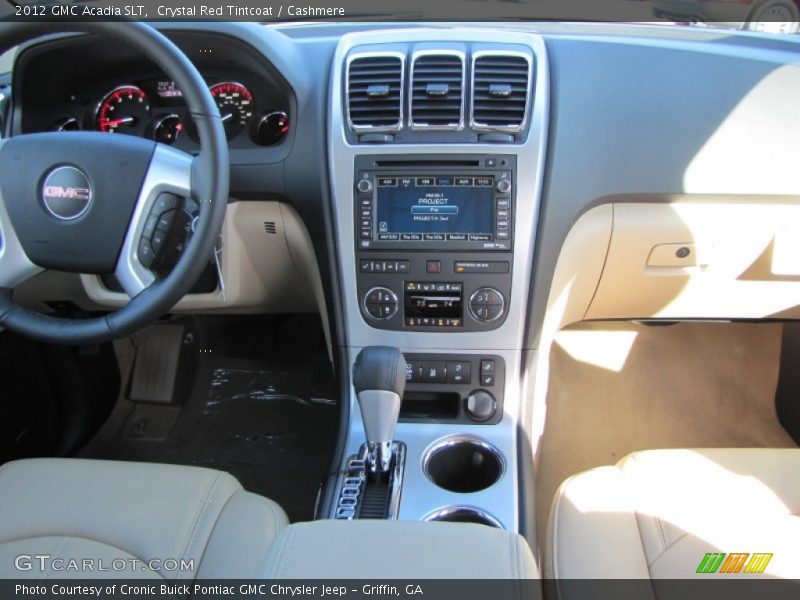 Crystal Red Tintcoat / Cashmere 2012 GMC Acadia SLT
