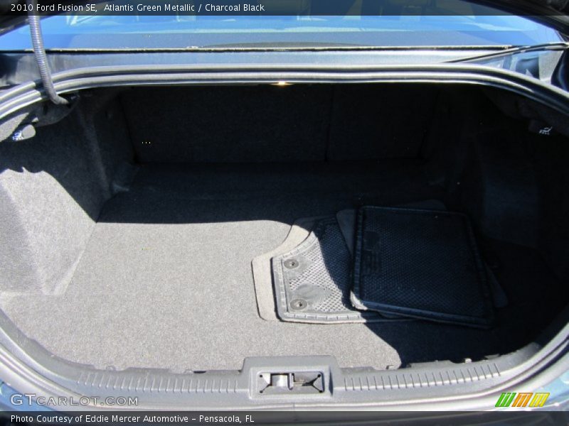 Atlantis Green Metallic / Charcoal Black 2010 Ford Fusion SE