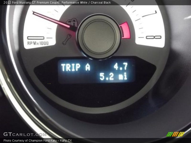 Performance White / Charcoal Black 2012 Ford Mustang GT Premium Coupe