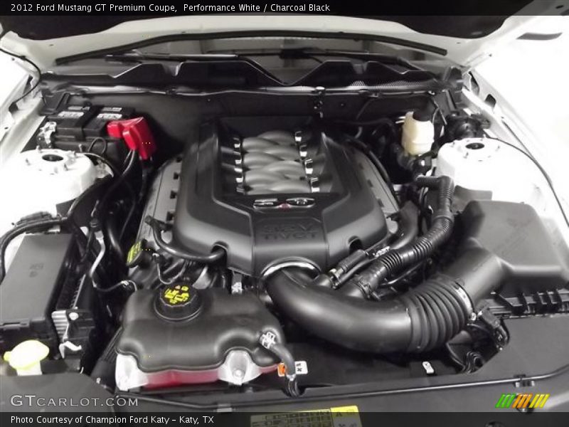 Performance White / Charcoal Black 2012 Ford Mustang GT Premium Coupe