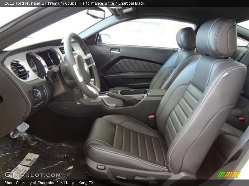 Performance White / Charcoal Black 2012 Ford Mustang GT Premium Coupe