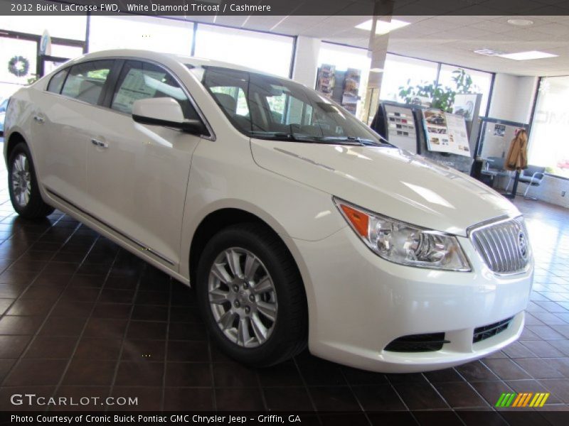 White Diamond Tricoat / Cashmere 2012 Buick LaCrosse FWD