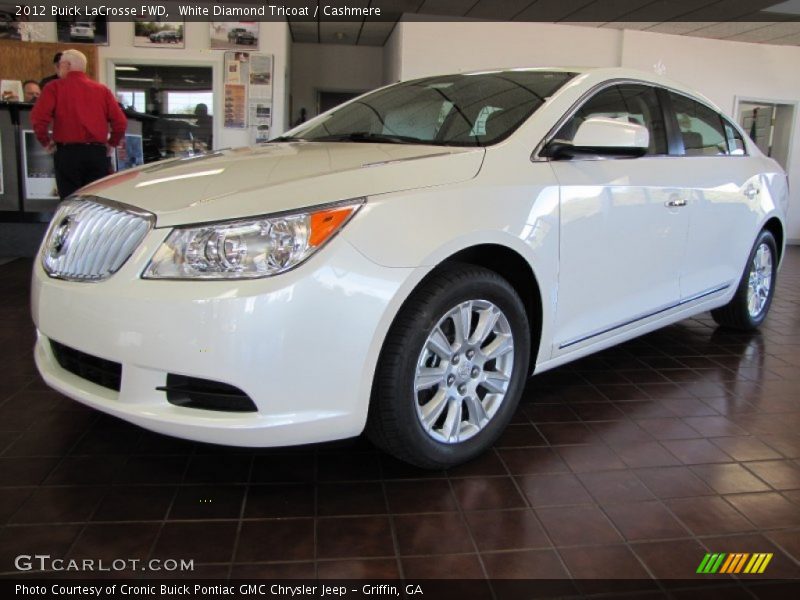 White Diamond Tricoat / Cashmere 2012 Buick LaCrosse FWD