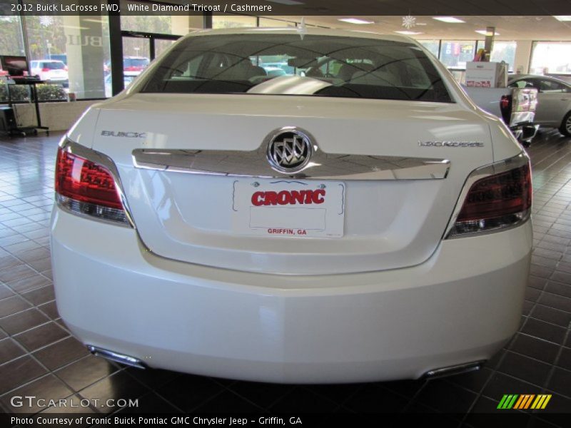 White Diamond Tricoat / Cashmere 2012 Buick LaCrosse FWD