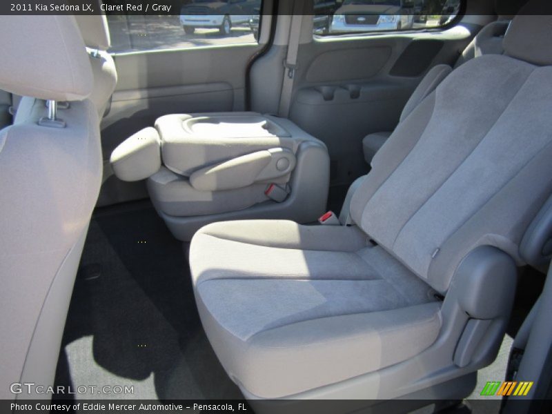 Claret Red / Gray 2011 Kia Sedona LX