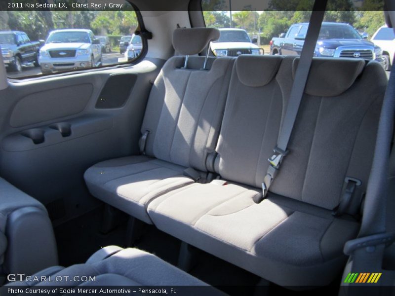 Claret Red / Gray 2011 Kia Sedona LX