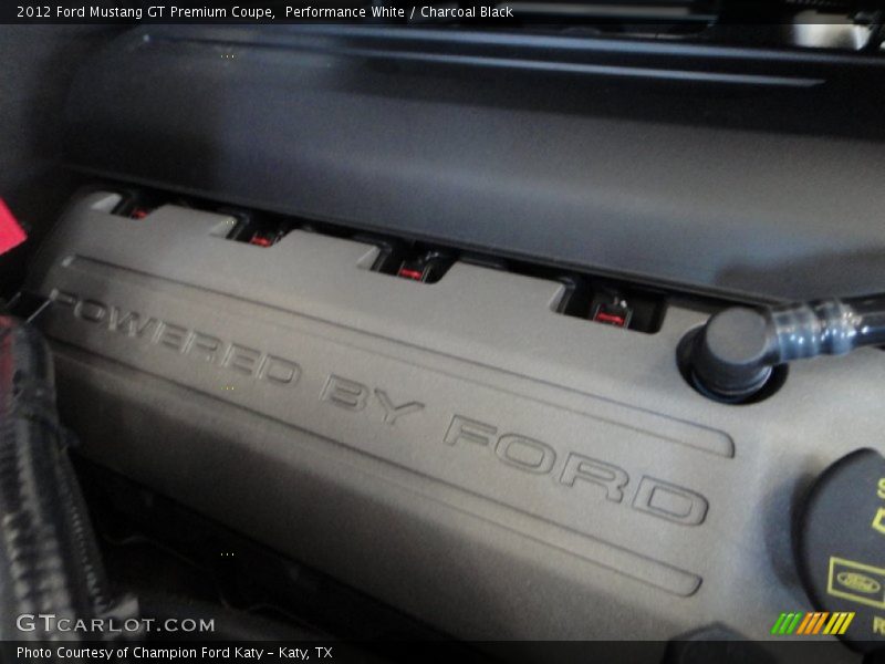 Performance White / Charcoal Black 2012 Ford Mustang GT Premium Coupe