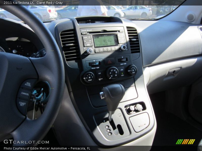 Claret Red / Gray 2011 Kia Sedona LX