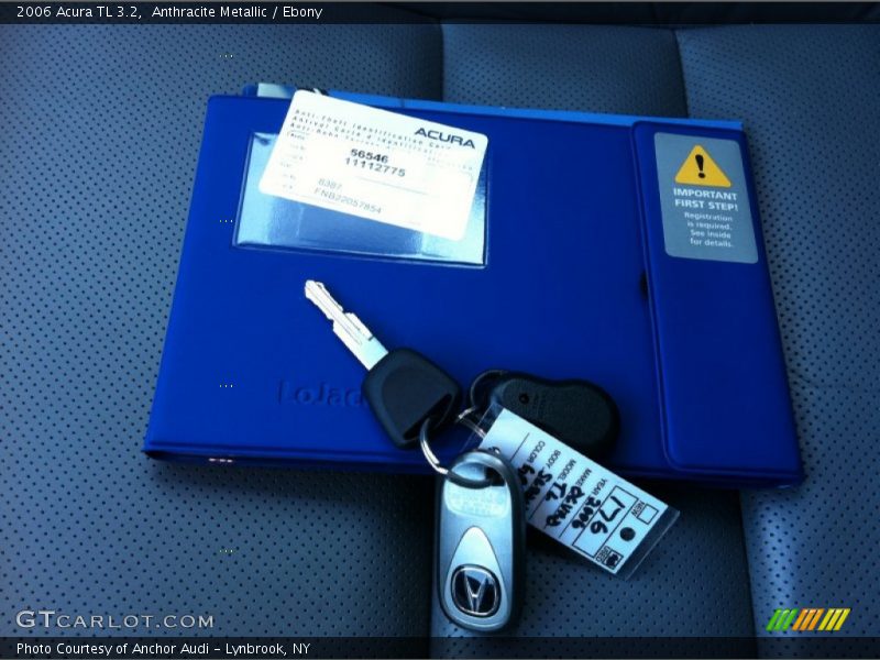 Anthracite Metallic / Ebony 2006 Acura TL 3.2
