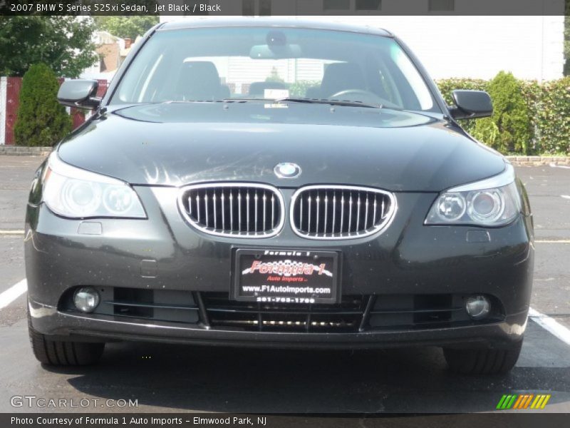 Jet Black / Black 2007 BMW 5 Series 525xi Sedan