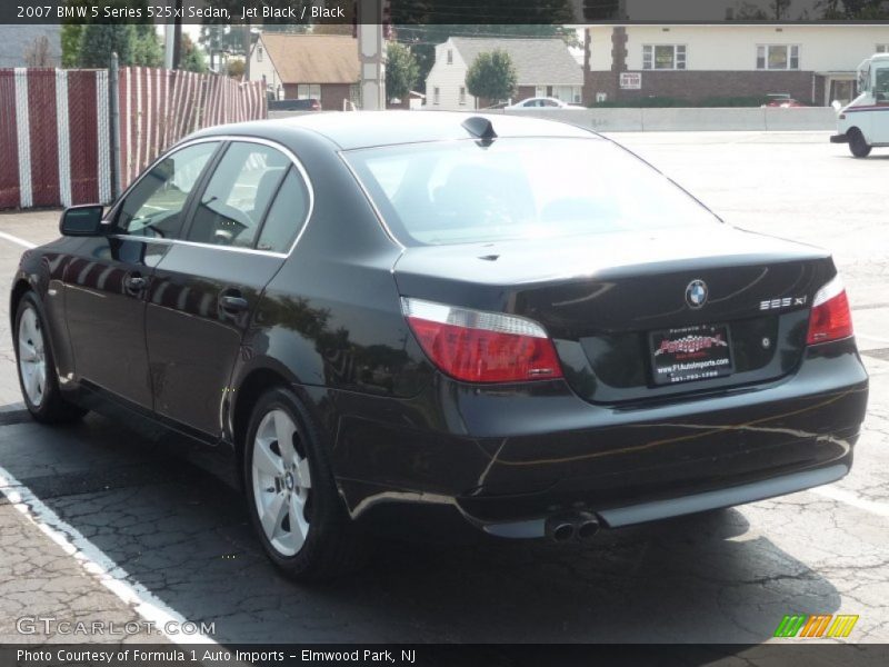 Jet Black / Black 2007 BMW 5 Series 525xi Sedan