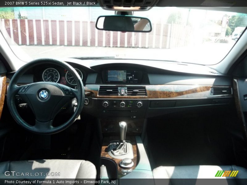 Jet Black / Black 2007 BMW 5 Series 525xi Sedan
